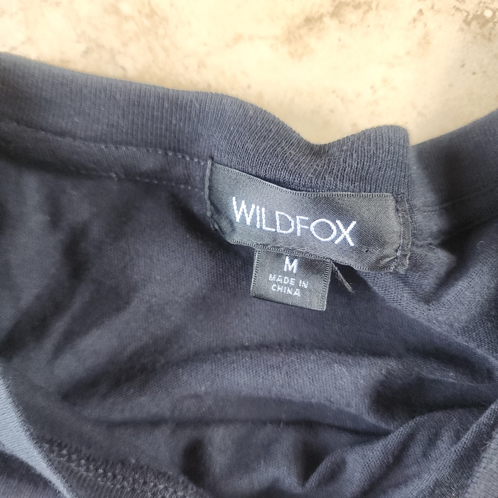 Wildfox Black Tee with Easy Does It - Picture 2 of 3